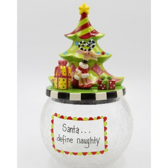 Cosmos Other Christmas Tree Glass Cookie Jar By Gifts Poshmark